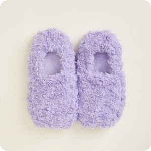 Curly Purple Slippers Warmies®