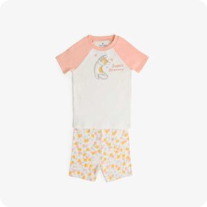 Calico Cat Shorties Pajamas
